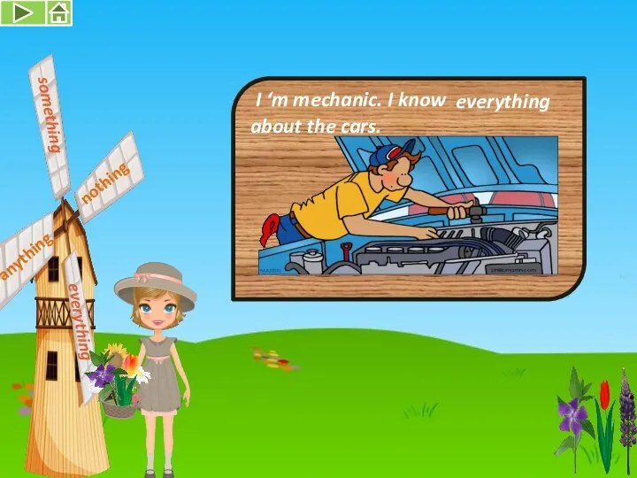 I ‘m mechanic. I know about the cars. nothing anything something everything everything