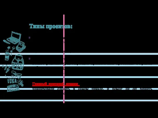 Типы проектов: Исследовательский проект направлен на частичное или полное решение теоретической