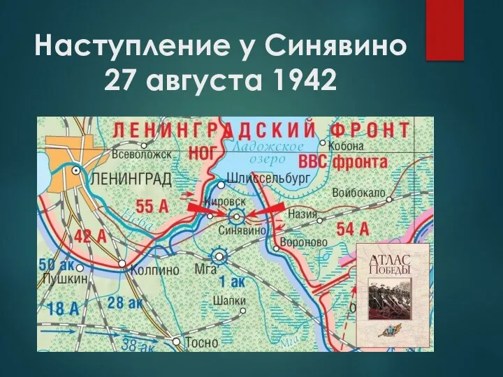 Наступление у Синявино 27 августа 1942