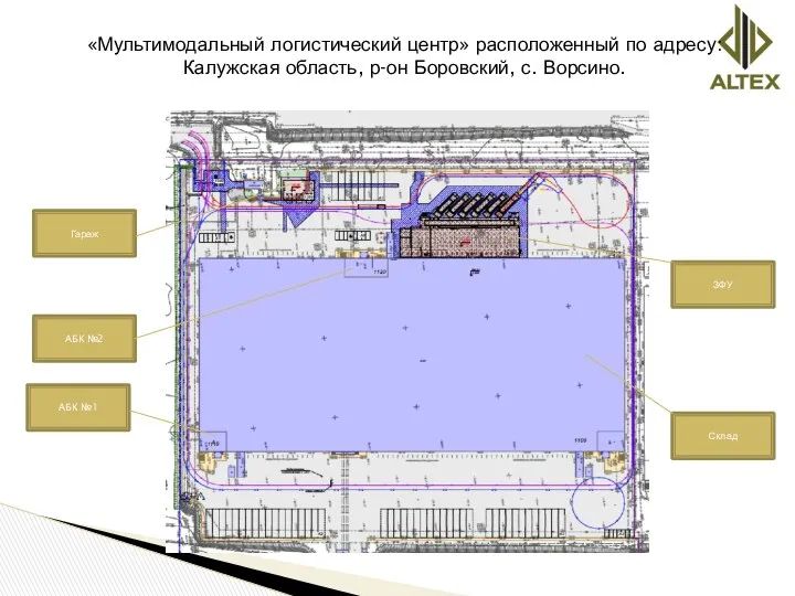 «Мультимодальный логистический центр» расположенный по адресу: Калужская область, р-он Боровский, с.