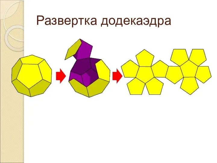 Развертка додекаэдра