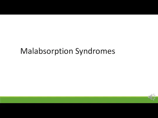 Malabsorption Syndromes