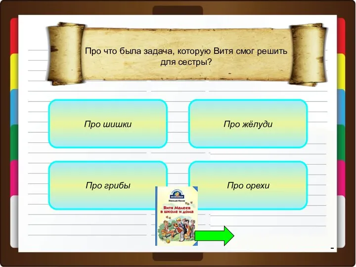 Про шишки Про грибы Про орехи Про жёлуди Про что была