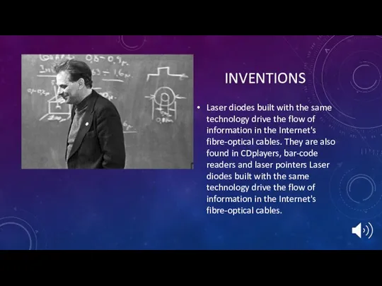 INVENTIONS Laser diodes built with the same technology drive the flow