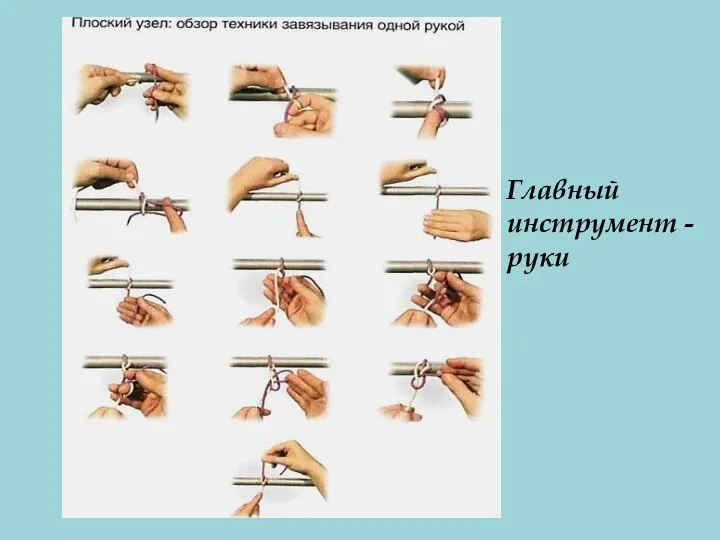 Главный инструмент - руки