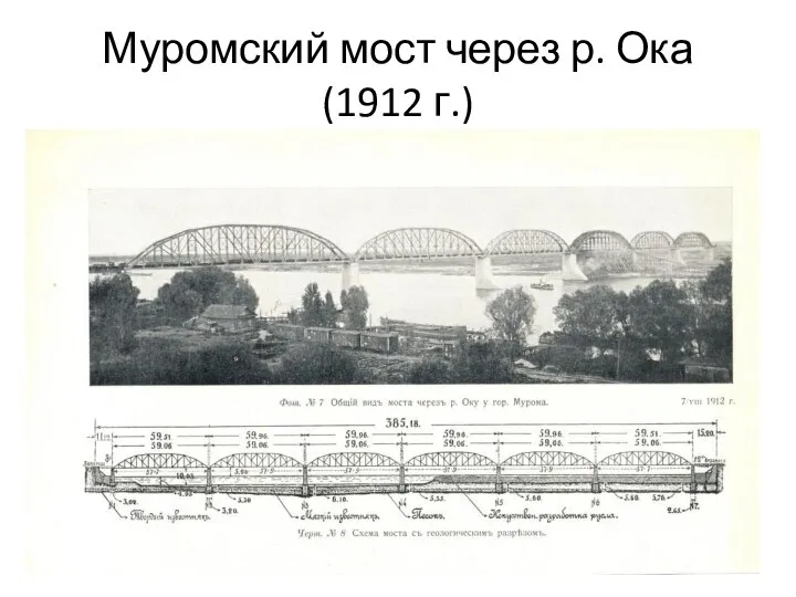 Муромский мост через р. Ока (1912 г.)