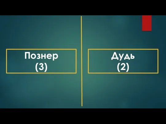 Познер (3) Дудь (2)