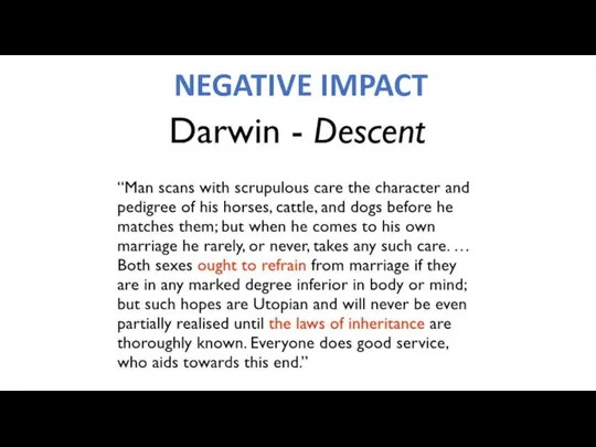 NEGATIVE IMPACT