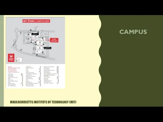 CAMPUS MASSACHUSETTS INSTITUTE OF TECHNOLOGY (MIT)