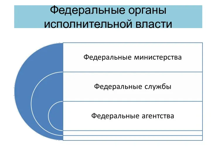 Федеральные органы исполнительной власти