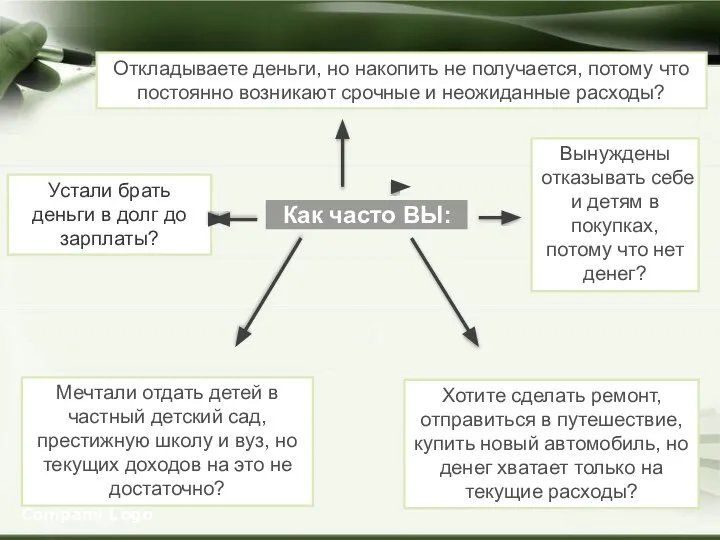 Company Logo Откладываете деньги, но накопить не получается, потому что постоянно