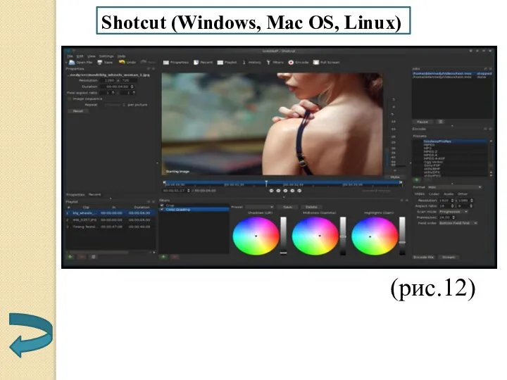 Shotcut (Windows, Mac OS, Linux) (рис.12)