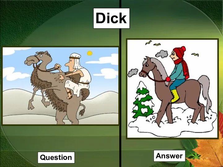 Dick Question Answer