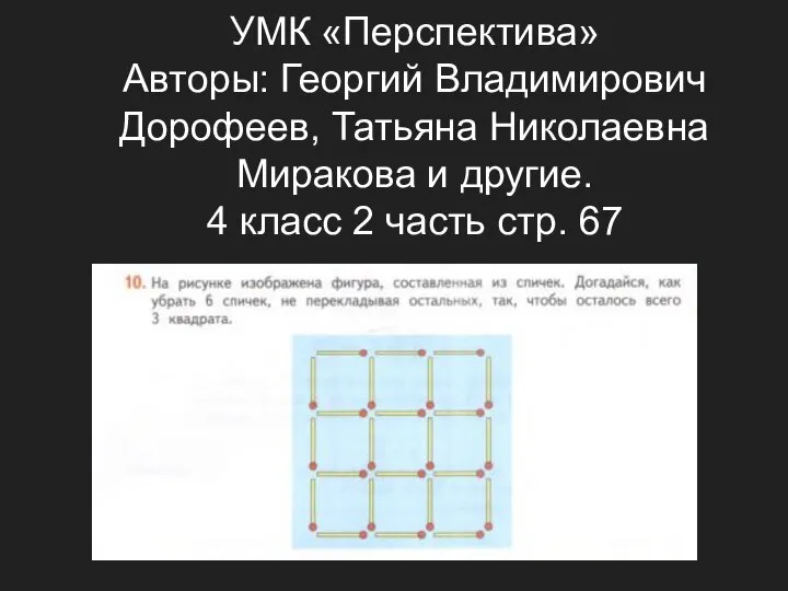 УМК «Перспектива» Авторы: Георгий Владимирович Дорофеев, Татьяна Николаевна Миракова и другие.