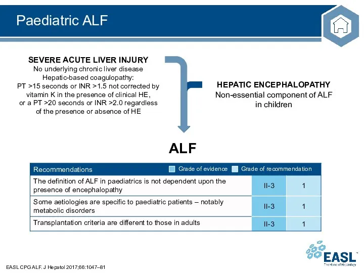 Paediatric ALF EASL CPG ALF. J Hepatol 2017;66:1047–81