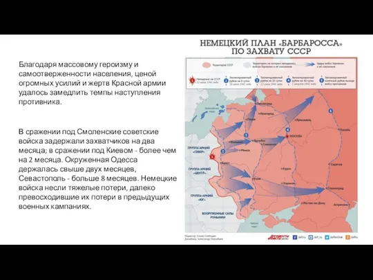 Благодаря массовому героизму и самоотверженности населения, ценой огромных усилий и жертв