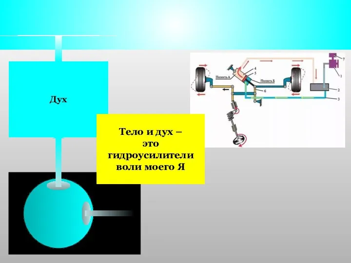 Дух Тело и дух – это гидроусилители воли моего Я