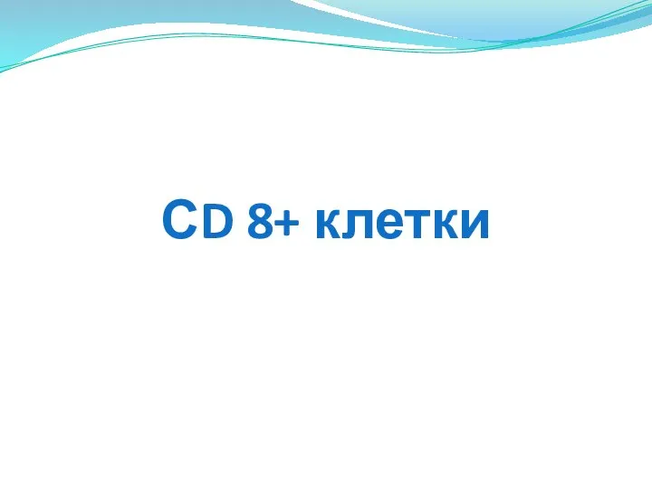 СD 8+ клетки