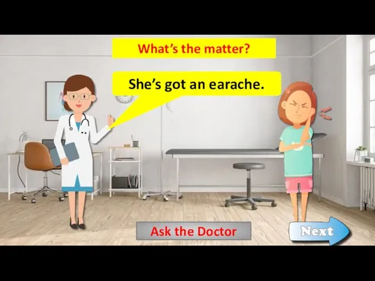 Ask the Doctor What’s the matter? She’s got an earache.