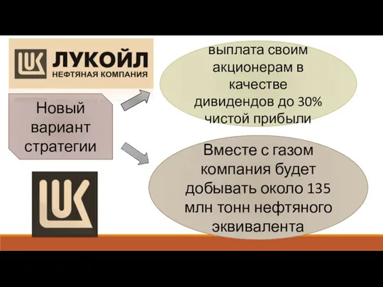 Новый вариант стратегии выплата своим акционерам в качестве дивидендов до 30%