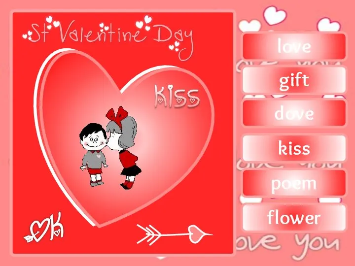 love dove gift kiss poem flower