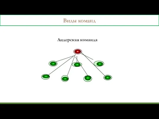 Лидерская команда Виды команд