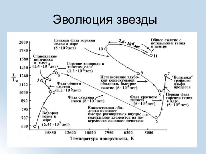 Эволюция звезды