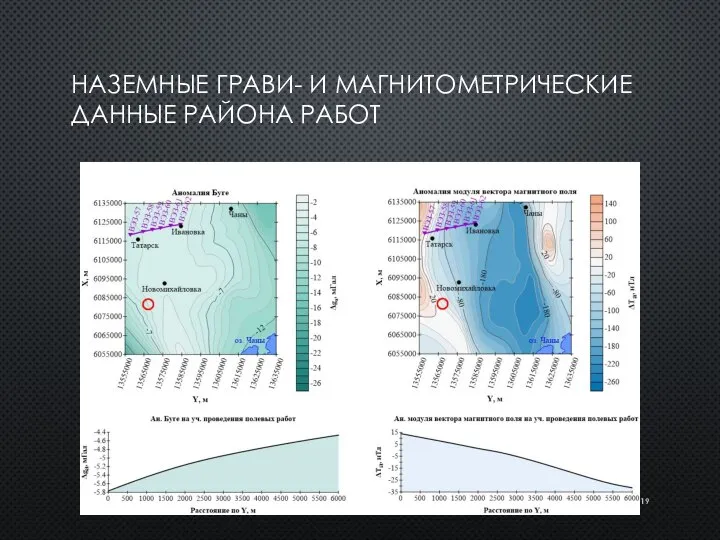 НАЗЕМНЫЕ ГРАВИ- И МАГНИТОМЕТРИЧЕСКИЕ ДАННЫЕ РАЙОНА РАБОТ