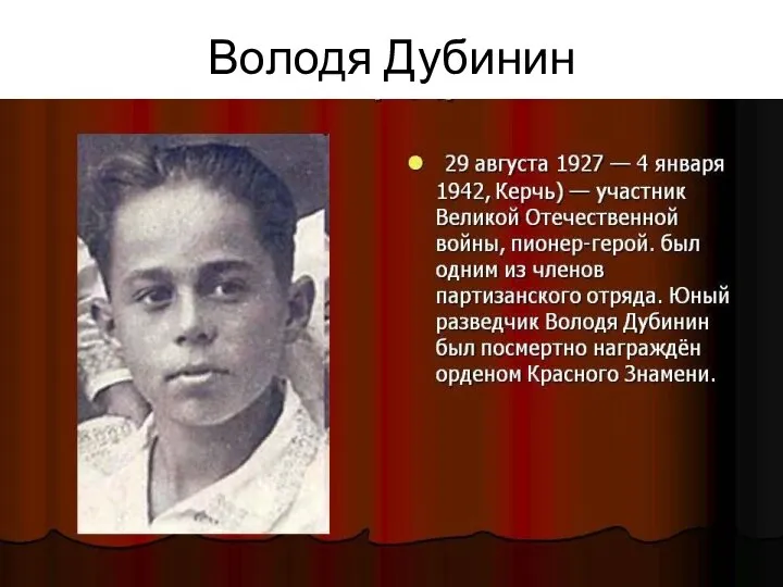 Володя Дубинин