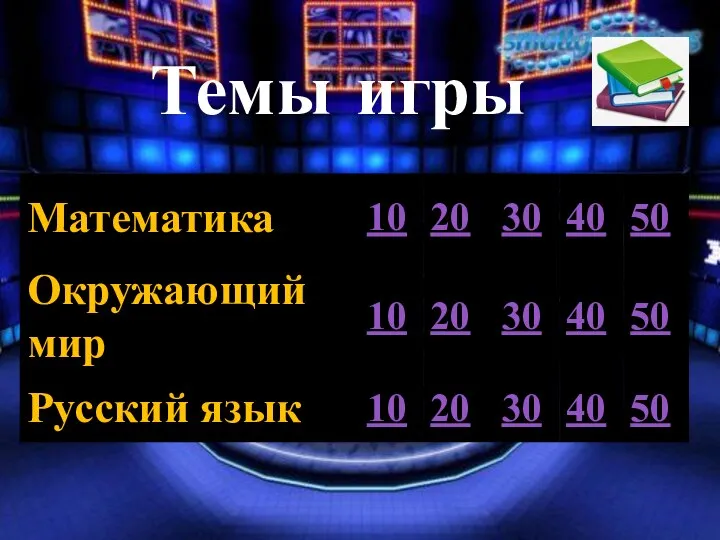 Темы игры