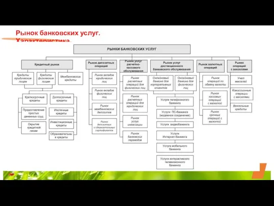 Рынок банковских услуг. Характеристика