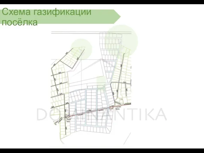 Схема газификации посёлка