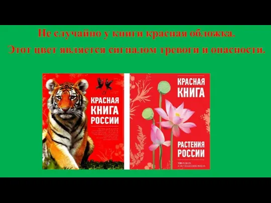 Не случайно у книги красная обложка. Этот цвет является сигналом тревоги и опасности.