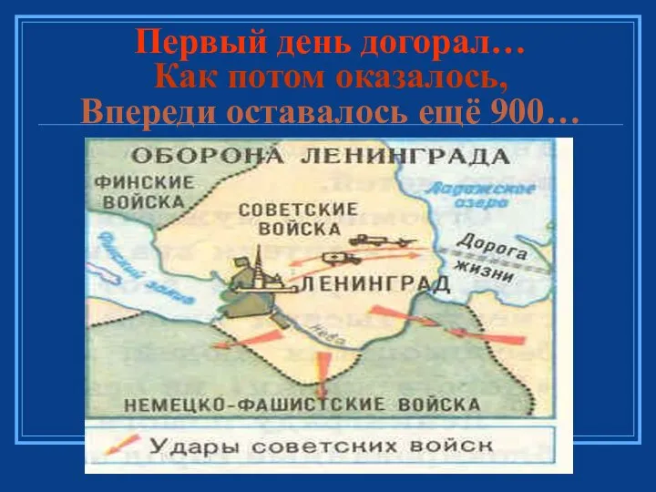 Первый день догорал… Как потом оказалось, Впереди оставалось ещё 900…