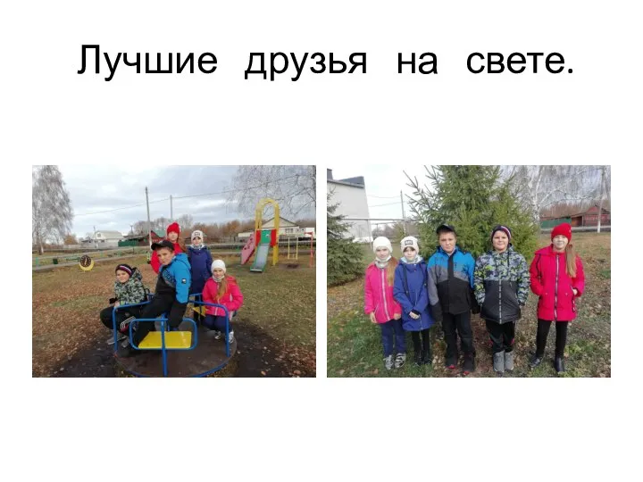 Лучшие друзья на свете.