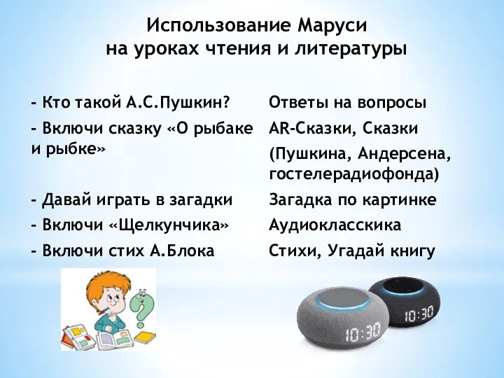 - Кто такой А.С.Пушкин? - Включи сказку «О рыбаке и рыбке»