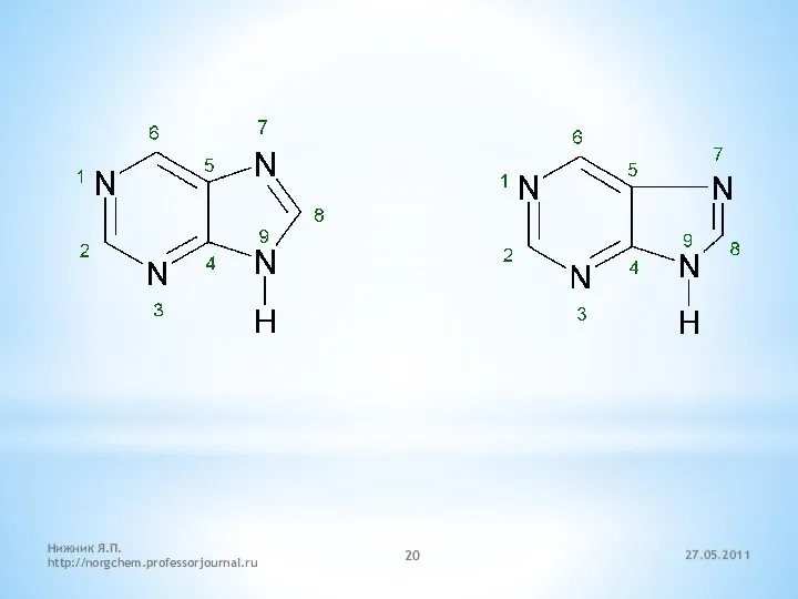 27.05.2011 Нижник Я.П. http://norgchem.professorjournal.ru