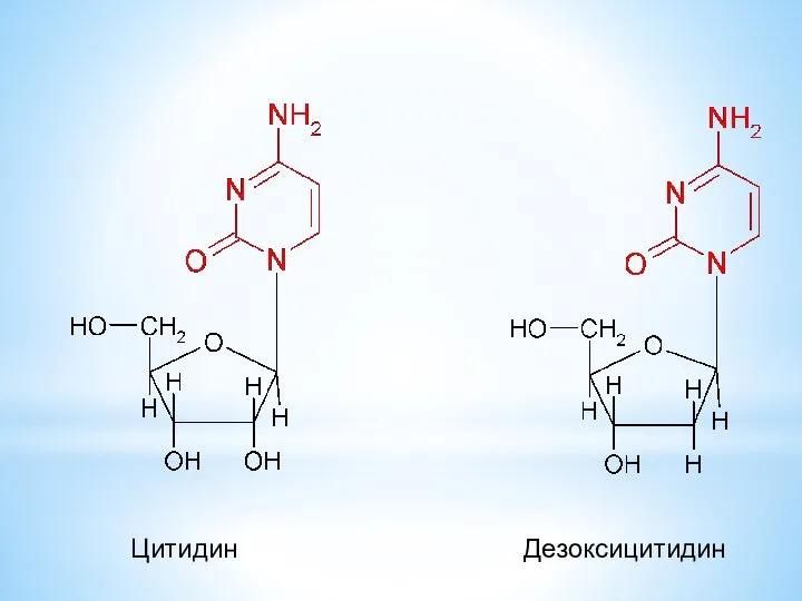 Цитидин Дезоксицитидин