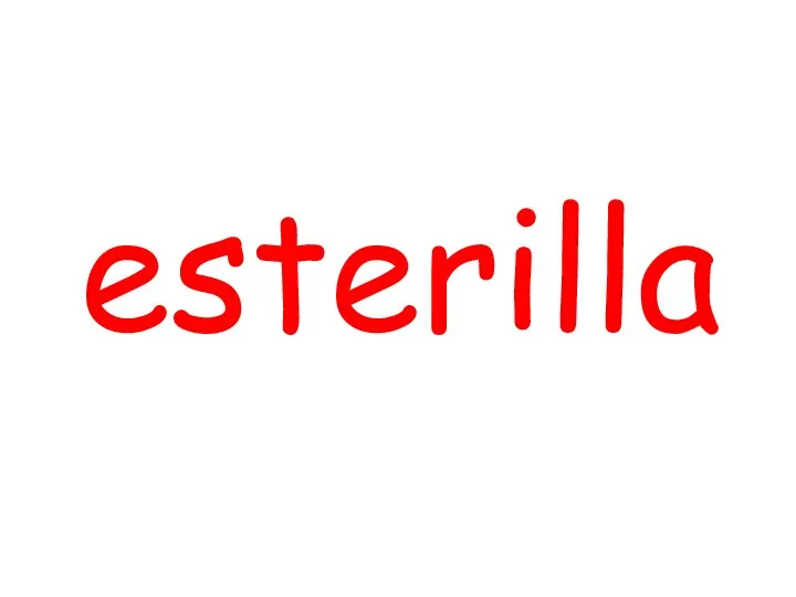 esterilla