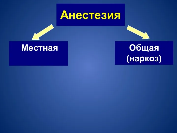 Анестезия Местная Общая (наркоз)