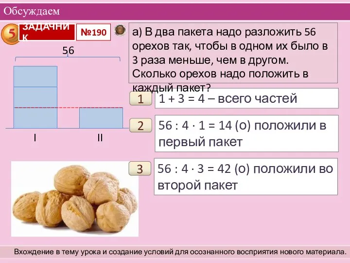 Обсуждаем Вхождение в тему урока и создание условий для осознанного восприятия