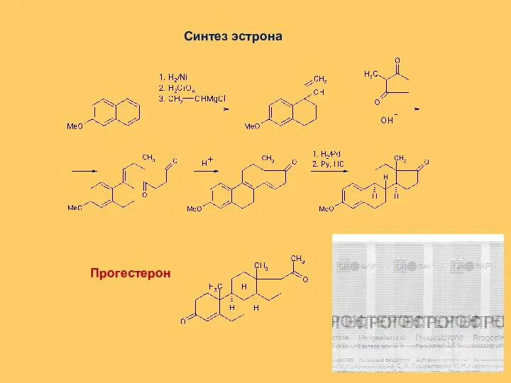 Синтез эстрона Прогестерон