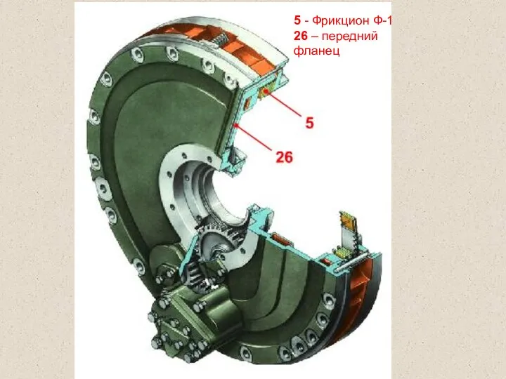 5 - Фрикцион Ф-1 26 – передний фланец