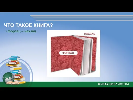 форзац – нахзац ЧТО ТАКОЕ КНИГА?