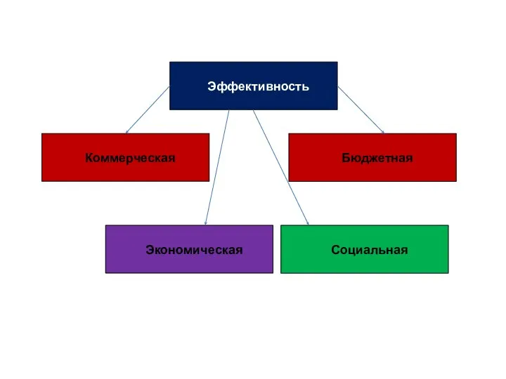 3.2. Эффективность социального инвестирования Эффективность Коммерческая Экономическая Социальная Бюджетная