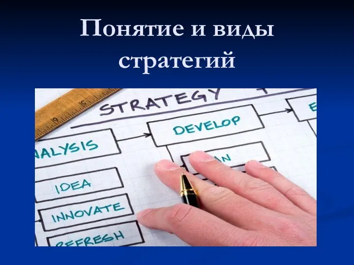 Понятие и виды стратегий