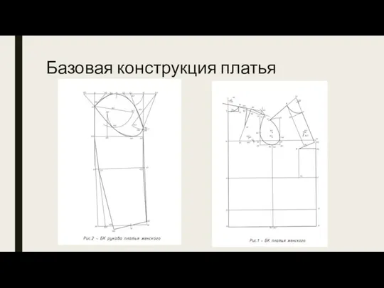 Базовая конструкция платья