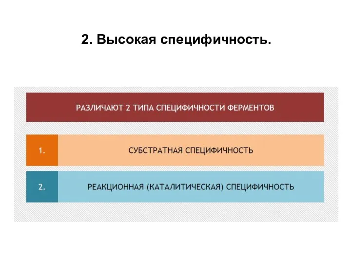 2. Высокая специфичность.