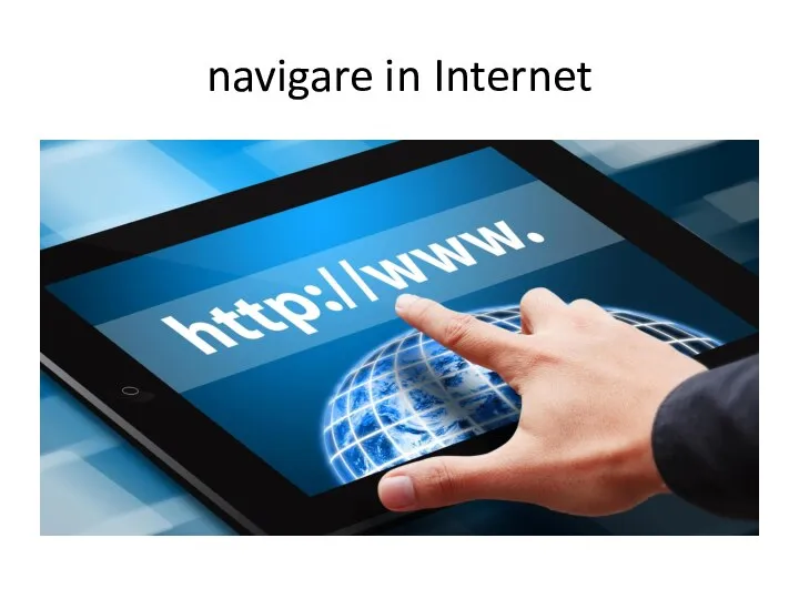 navigare in Internet