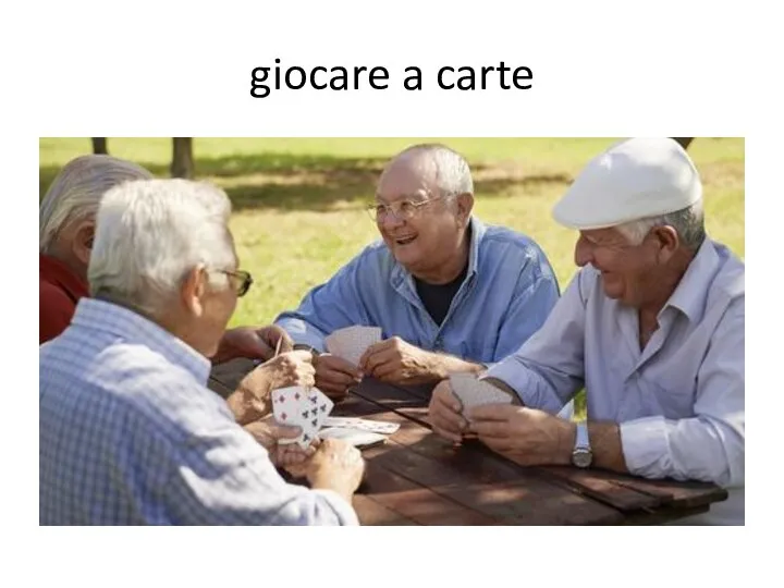 giocare a carte